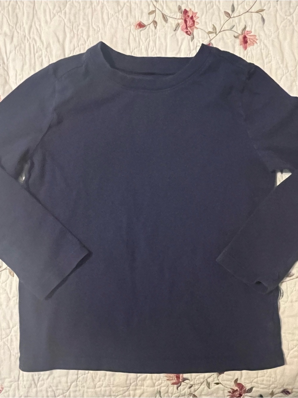Old Navy Navy Long Sleeve Tee for Kids